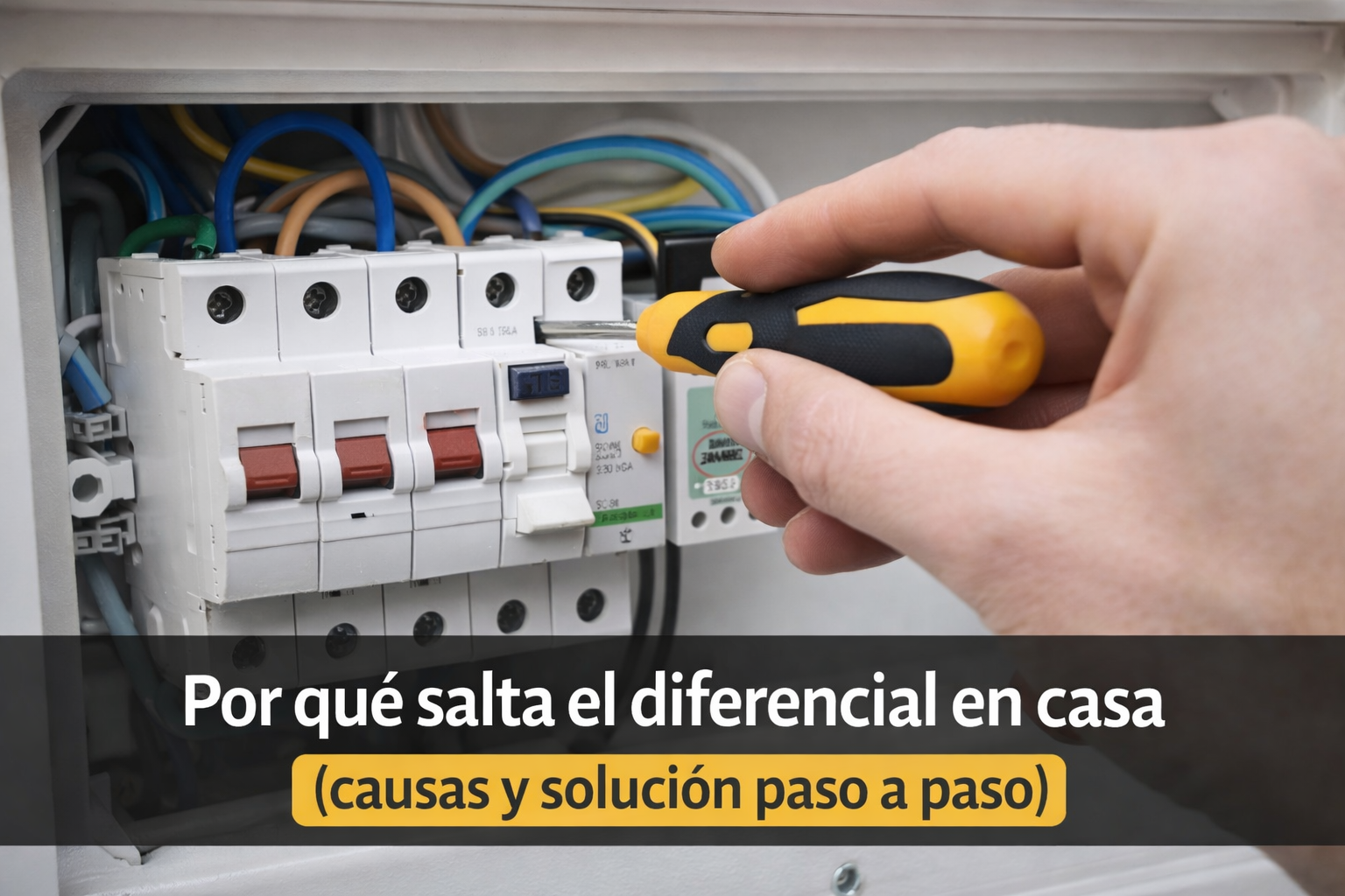 Por qué salta el diferencial en casa (causas y solución paso a paso)